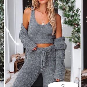 Vici brand Sherpa loungewear set